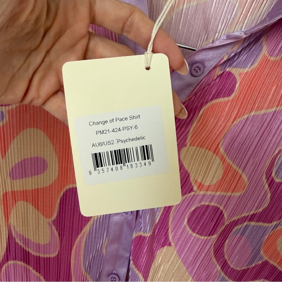 Peppermayo 2 Piece Set Change of Pace Shirt and 90s Muse Pants 0 2 Psychedelic - Picture 4 of 14